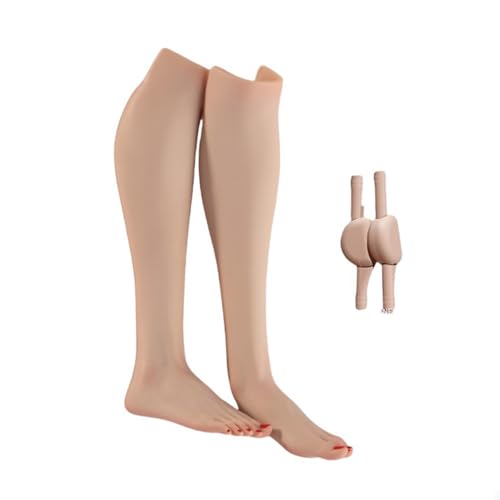 VUSLB 1/6 Scale militär Seamless Legs and Feet Replacement Part Accessory Foot Shapes with Joint Connector fit for 12inch VUSLB weiblich ActionFigurn von VUSLB