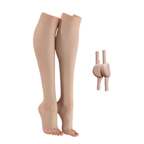 VUSLB 1/6 Scale militär Seamless Legs and Feet Replacement Part Accessory Foot Shapes with Joint Connector fit for 12inch VUSLB weiblich ActionFigurn von VUSLB