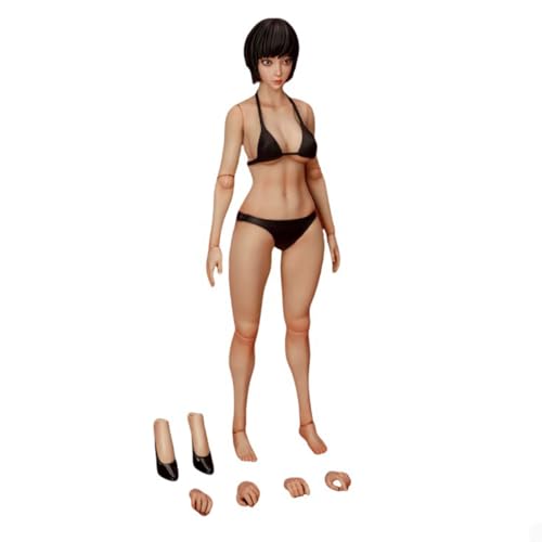 VUSLB 1/6 Scale weiblich ActionFigurn Body GC3026 Miniature Adult Figur Collectible with Kopf 12inch Super Flexible Joint Mobility Beauty Models militär Body(Pale Skin) von VUSLB