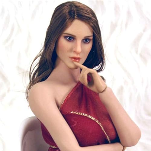 VUSLB 1/6 Scale weiblich Kopf, European Beauty Girl Figur Kopf for 12" ActionFigurn von VUSLB