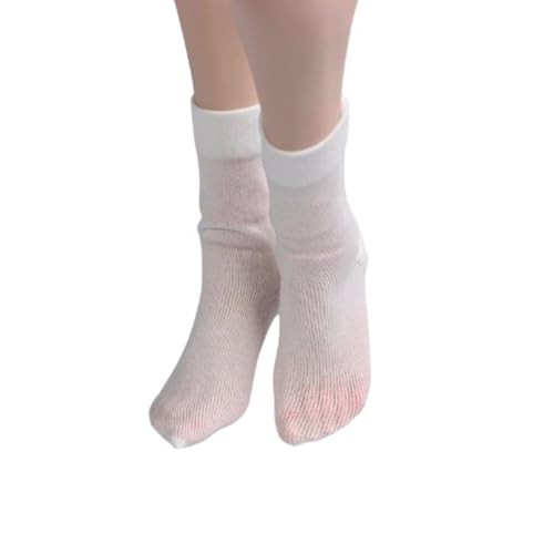 VUSLB 1/6 Scale weiblich militär Kleidung weiblich Socken Knee Socken Calf Socken Costume Outfit Outfit Accessory for 12inch ActionFigurn Body(White, Socken) von VUSLB