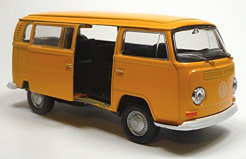 VW-Bus T2 Bulli (1972) 1:37 in gelb (officially licensed) mit Schiebetür von VW