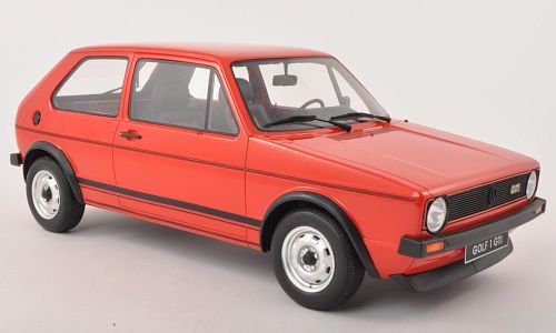 VW Golf I GTI, rot, 1976, Modellauto, Fertigmodell, Ottomobile 1:12 von Otto Mobile