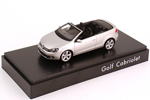 VW Golf VI Cabriolet, silber, 2011, Modellauto, Fertigmodell, Schuco 1:43 von VW