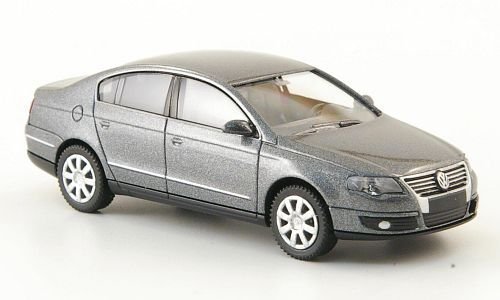 VW Passat (B6), met.-grau, 2005, Modellauto, Fertigmodell, Wiking 1:87 von VW