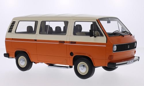 VW T3 Bus, orange/beige, 0, Modellauto, Fertigmodell, Premium ClassiXXs 1:18 von VW