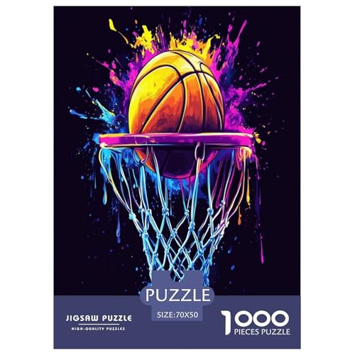 Basketball Puzzle 1000 Teile Schwer Puzzle Spielzeug Pädagogisches Spiel Impossible Herausforderungsspielzeug Für Erwachsene Und Kinder in Bewährter 70x50cm/1000pcs Basketball Puzzle 1000 Teile Schwer Puzzle Spielzeug Pädagogisches Spiel Impossible Herausforderungsspielzeug Für Erwachsene Und Kinder in Bewährter 70x50cm/1000pcs von VWENOLRIX