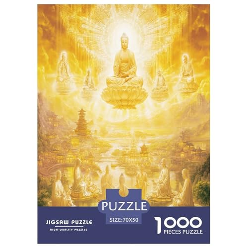 Buddha Puzzle 1000 Teile Schwer Puzzle Spielzeug Pädagogisches Spiel Impossible Herausforderung Spielzeug Für Erwachsene Kinder 70x50cm/1000pcs Buddha Puzzle 1000 Teile Schwer Puzzle Spielzeug Pädagogisches Spiel Impossible Herausforderung Spielzeug Für Erwachsene Kinder 70x50cm/1000pcs von VWENOLRIX