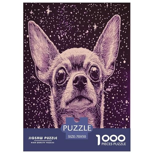 Chihuahua Puzzles 1000 Teile Schwer Puzzle Spielzeug Pädagogisches Spiel Impossible Herausforderungsspielzeug Für Erwachsene Und Kinder in Bewährter 70x50cm/1000pcs Chihuahua Puzzles 1000 Teile Schwer Puzzle Spielzeug Pädagogisches Spiel Impossible Herausforderungsspielzeug Für Erwachsene Und Kinder in Bewährter 70x50cm/1000pcs von VWENOLRIX