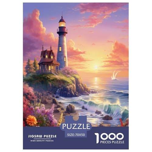 Coastal Leuchtturms Puzzle 1000 Teile Schwer Puzzle Spielzeug Pädagogisches Spiel Impossible Herausforderung Spielzeug Für Erwachsene Kinder 70x50cm/1000pcs Coastal Leuchtturms Puzzle 1000 Teile Schwer Puzzle Spielzeug Pädagogisches Spiel Impossible Herausforderung Spielzeug Für Erwachsene Kinder 70x50cm/1000pcs von VWENOLRIX