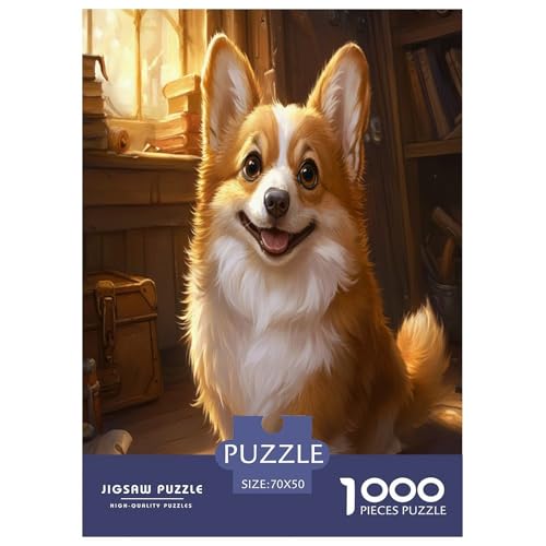Corgi Puzzles 1000 Teile Schwer Puzzle Spielzeug Pädagogisches Spiel Impossible Herausforderung Spielzeug Für Erwachsene Und Kinder in Bewährter 70x50cm/1000pcs Corgi Puzzles 1000 Teile Schwer Puzzle Spielzeug Pädagogisches Spiel Impossible Herausforderung Spielzeug Für Erwachsene Und Kinder in Bewährter 70x50cm/1000pcs von VWENOLRIX