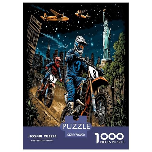 Dirt Bike Puzzles 1000 Teile Schwer Puzzle Spielzeug Pädagogisches Spiel Impossible Herausforderungsspielzeug Für Erwachsene Und Kinder in Bewährter 70x50cm/1000pcs Dirt Bike Puzzles 1000 Teile Schwer Puzzle Spielzeug Pädagogisches Spiel Impossible Herausforderungsspielzeug Für Erwachsene Und Kinder in Bewährter 70x50cm/1000pcs von VWENOLRIX