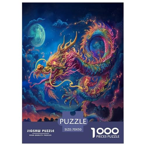 Drachen Puzzle 1000 Teile Schwer Puzzle Spielzeug Pädagogisches Spiel Impossible Herausforderungsspielzeug Für Erwachsene Und Kinder in Bewährter 70x50cm/1000pcs Drachen Puzzle 1000 Teile Schwer Puzzle Spielzeug Pädagogisches Spiel Impossible Herausforderungsspielzeug Für Erwachsene Und Kinder in Bewährter 70x50cm/1000pcs von VWENOLRIX