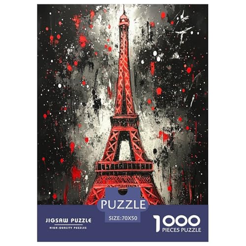 Eiffelturm Puzzles 1000 Teile Schwer Puzzle Spielzeug Pädagogisches Spiel Impossible Herausforderungsspielzeug Für Erwachsene Und Kinder in Bewährter 70x50cm/1000pcs Eiffelturm Puzzles 1000 Teile Schwer Puzzle Spielzeug Pädagogisches Spiel Impossible Herausforderungsspielzeug Für Erwachsene Und Kinder in Bewährter 70x50cm/1000pcs von VWENOLRIX
