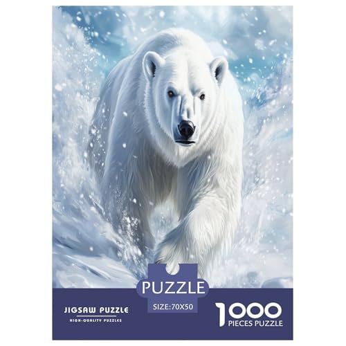 Eisbär Puzzles 1000 Teile Schwer Puzzle Spielzeug Pädagogisches Spiel Impossible Herausforderungsspielzeug Für Erwachsene Kinder 70x50cm/1000pcs Eisbär Puzzles 1000 Teile Schwer Puzzle Spielzeug Pädagogisches Spiel Impossible Herausforderungsspielzeug Für Erwachsene Kinder 70x50cm/1000pcs von VWENOLRIX