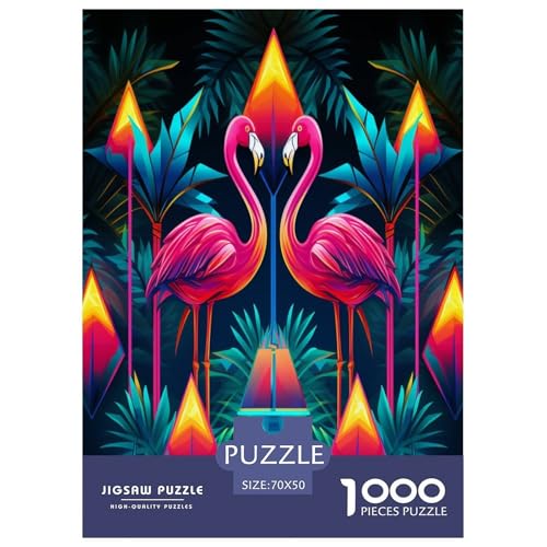 Flamingo Puzzle 1000 Teile Schwer Puzzle Spielzeug Pädagogisches Spiel Impossible Herausforderung Spielzeug Für Erwachsene Kinder 70x50cm/1000pcs Flamingo Puzzle 1000 Teile Schwer Puzzle Spielzeug Pädagogisches Spiel Impossible Herausforderung Spielzeug Für Erwachsene Kinder 70x50cm/1000pcs von VWENOLRIX