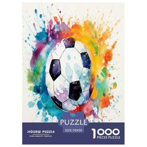 Fußball Puzzle 1000 Teile Schwer Puzzle Spielzeug Pädagogisches Spiel Impossible Herausforderung Spielzeug Für Erwachsene Kinder 70x50cm/1000pcs Fußball Puzzle 1000 Teile Schwer Puzzle Spielzeug Pädagogisches Spiel Impossible Herausforderung Spielzeug Für Erwachsene Kinder 70x50cm/1000pcs von VWENOLRIX