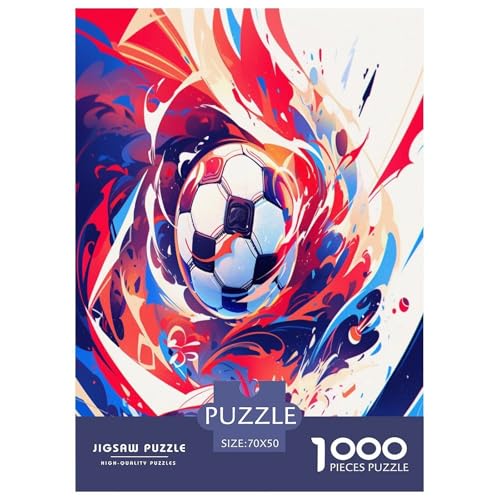 Fußball Puzzle 1000 Teile Schwer Puzzle Spielzeug Pädagogisches Spiel Impossible Herausforderungsspielzeug Für Erwachsene Und Kinder in Bewährter 70x50cm/1000pcs Fußball Puzzle 1000 Teile Schwer Puzzle Spielzeug Pädagogisches Spiel Impossible Herausforderungsspielzeug Für Erwachsene Und Kinder in Bewährter 70x50cm/1000pcs von VWENOLRIX