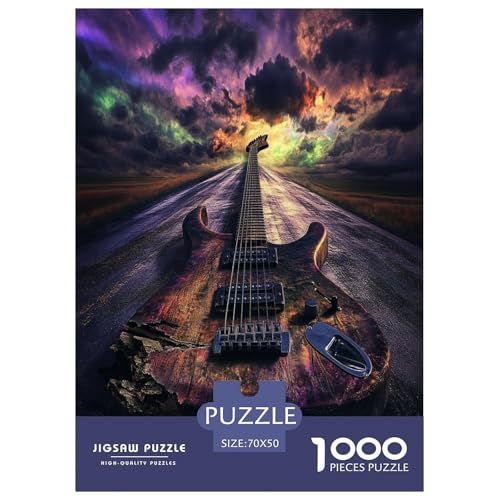 Gitarre Puzzle 1000 Teile Schwer Puzzle Spielzeug Pädagogisches Spiel Impossible Herausforderung Spielzeug Für Erwachsene Kinder 70x50cm/1000pcs Gitarre Puzzle 1000 Teile Schwer Puzzle Spielzeug Pädagogisches Spiel Impossible Herausforderung Spielzeug Für Erwachsene Kinder 70x50cm/1000pcs von VWENOLRIX