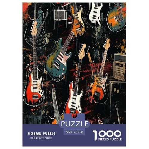 Gitarre Puzzles 1000 Teile Schwer Puzzle Spielzeug Pädagogisches Spiel Impossible Herausforderung Spielzeug Für Erwachsene Und Kinder in Bewährter 70x50cm/1000pcs Gitarre Puzzles 1000 Teile Schwer Puzzle Spielzeug Pädagogisches Spiel Impossible Herausforderung Spielzeug Für Erwachsene Und Kinder in Bewährter 70x50cm/1000pcs von VWENOLRIX