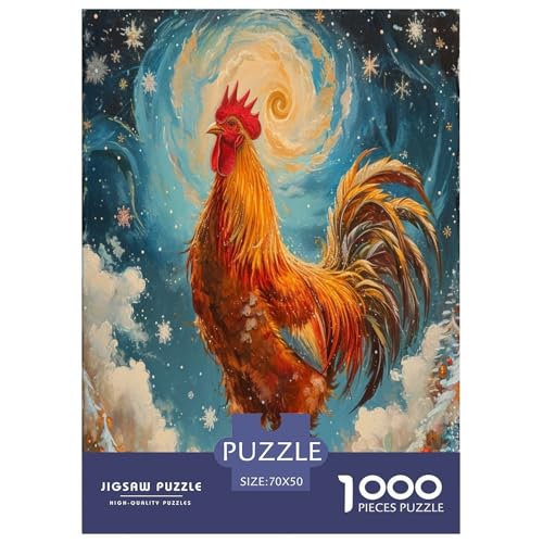 Hahne Puzzle 1000 Teile Schwer Puzzle Spielzeug Pädagogisches Spiel Impossible Herausforderungsspielzeug Für Erwachsene Kinder 70x50cm/1000pcs Hahne Puzzle 1000 Teile Schwer Puzzle Spielzeug Pädagogisches Spiel Impossible Herausforderungsspielzeug Für Erwachsene Kinder 70x50cm/1000pcs von VWENOLRIX