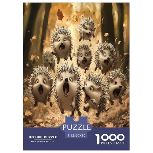 Hedgehog Puzzles 1000 Teile Schwer Puzzle Spielzeug Pädagogisches Spiel Impossible Herausforderungsspielzeug Für Erwachsene Kinder 70x50cm/1000pcs Hedgehog Puzzles 1000 Teile Schwer Puzzle Spielzeug Pädagogisches Spiel Impossible Herausforderungsspielzeug Für Erwachsene Kinder 70x50cm/1000pcs von VWENOLRIX