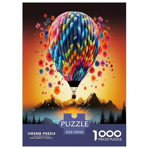Heißluftballon Puzzles 1000 Teile Schwer Puzzle Spielzeug Pädagogisches Spiel Impossible Herausforderung Spielzeug Für Erwachsene Und Kinder in Bewährter 70x50cm/1000pcs Heißluftballon Puzzles 1000 Teile Schwer Puzzle Spielzeug Pädagogisches Spiel Impossible Herausforderung Spielzeug Für Erwachsene Und Kinder in Bewährter 70x50cm/1000pcs von VWENOLRIX