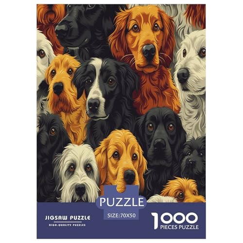 Hund Puzzle 1000 Teile Schwer Puzzle Spielzeug Pädagogisches Spiel Impossible Herausforderung Spielzeug Für Erwachsene Kinder 70x50cm/1000pcs Hund Puzzle 1000 Teile Schwer Puzzle Spielzeug Pädagogisches Spiel Impossible Herausforderung Spielzeug Für Erwachsene Kinder 70x50cm/1000pcs von VWENOLRIX