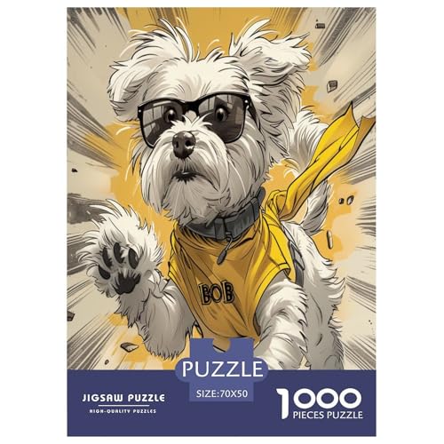 Hund Puzzle 1000 Teile Schwer Puzzle Spielzeug Pädagogisches Spiel Impossible Herausforderungsspielzeug Für Erwachsene Kinder 70x50cm/1000pcs Hund Puzzle 1000 Teile Schwer Puzzle Spielzeug Pädagogisches Spiel Impossible Herausforderungsspielzeug Für Erwachsene Kinder 70x50cm/1000pcs von VWENOLRIX