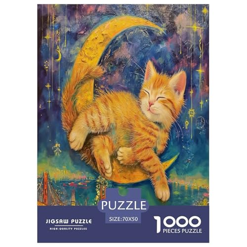 Niedliche Katze Puzzle 1000 Teile Schwer Puzzle Spielzeug Pädagogisches Spiel Impossible Herausforderungsspielzeug Für Erwachsene Und Kinder in Bewährter 70x50cm/1000pcs Niedliche Katze Puzzle 1000 Teile Schwer Puzzle Spielzeug Pädagogisches Spiel Impossible Herausforderungsspielzeug Für Erwachsene Und Kinder in Bewährter 70x50cm/1000pcs von VWENOLRIX