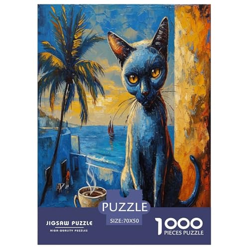 Niedliche Katze Puzzles 1000 Teile Schwer Puzzle Spielzeug Pädagogisches Spiel Impossible Herausforderung Spielzeug Für Erwachsene Kinder 70x50cm/1000pcs Niedliche Katze Puzzles 1000 Teile Schwer Puzzle Spielzeug Pädagogisches Spiel Impossible Herausforderung Spielzeug Für Erwachsene Kinder 70x50cm/1000pcs von VWENOLRIX