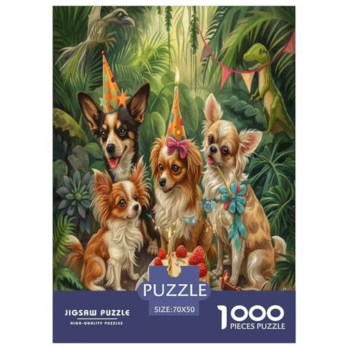 Niedlicher Hund Puzzle 1000 Teile Schwer Puzzle Spielzeug Pädagogisches Spiel Impossible Herausforderungsspielzeug Für Erwachsene Und Kinder in Bewährter 70x50cm/1000pcs Niedlicher Hund Puzzle 1000 Teile Schwer Puzzle Spielzeug Pädagogisches Spiel Impossible Herausforderungsspielzeug Für Erwachsene Und Kinder in Bewährter 70x50cm/1000pcs von VWENOLRIX