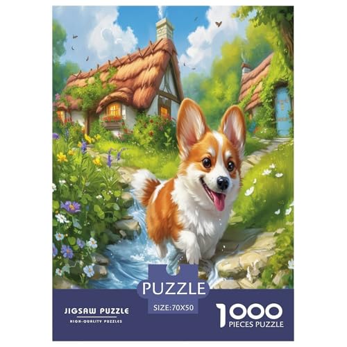 Niedlicher Welpe Puzzle 1000 Teile Schwer Puzzle Spielzeug Pädagogisches Spiel Impossible Herausforderungsspielzeug Für Erwachsene Kinder 70x50cm/1000pcs Niedlicher Welpe Puzzle 1000 Teile Schwer Puzzle Spielzeug Pädagogisches Spiel Impossible Herausforderungsspielzeug Für Erwachsene Kinder 70x50cm/1000pcs von VWENOLRIX