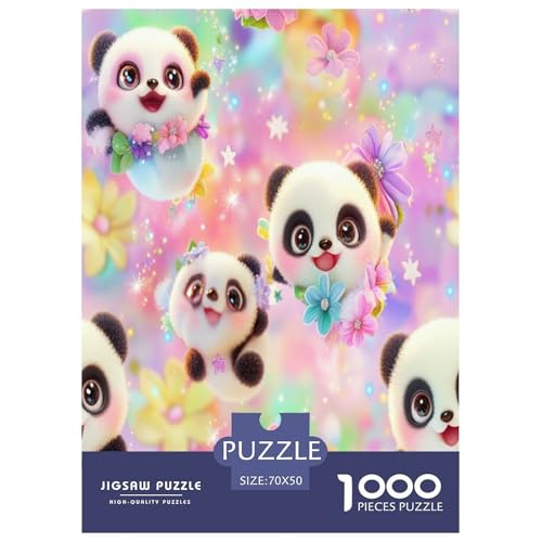 Panda Puzzle 1000 Teile Schwer Puzzle Spielzeug Pädagogisches Spiel Impossible Herausforderung Spielzeug Für Erwachsene Und Kinder in Bewährter 70x50cm/1000pcs Panda Puzzle 1000 Teile Schwer Puzzle Spielzeug Pädagogisches Spiel Impossible Herausforderung Spielzeug Für Erwachsene Und Kinder in Bewährter 70x50cm/1000pcs von VWENOLRIX