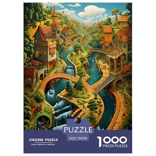 Paradies Puzzle 1000 Teile Schwer Puzzle Spielzeug Pädagogisches Spiel Impossible Herausforderungsspielzeug Für Erwachsene Und Kinder in Bewährter 70x50cm/1000pcs Paradies Puzzle 1000 Teile Schwer Puzzle Spielzeug Pädagogisches Spiel Impossible Herausforderungsspielzeug Für Erwachsene Und Kinder in Bewährter 70x50cm/1000pcs von VWENOLRIX