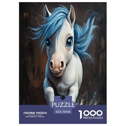 Pferd Puzzle 1000 Teile Schwer Puzzle Spielzeug Pädagogisches Spiel Impossible Herausforderung Spielzeug Für Erwachsene Kinder 70x50cm/1000pcs Pferd Puzzle 1000 Teile Schwer Puzzle Spielzeug Pädagogisches Spiel Impossible Herausforderung Spielzeug Für Erwachsene Kinder 70x50cm/1000pcs von VWENOLRIX