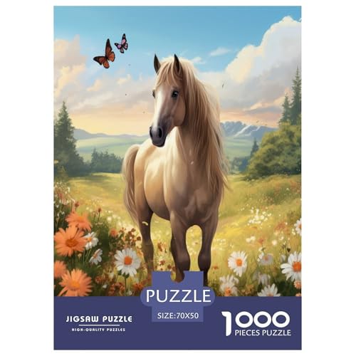 Pferd Puzzle 1000 Teile Schwer Puzzle Spielzeug Pädagogisches Spiel Impossible Herausforderung Spielzeug Für Erwachsene Kinder 70x50cm/1000pcs Pferd Puzzle 1000 Teile Schwer Puzzle Spielzeug Pädagogisches Spiel Impossible Herausforderung Spielzeug Für Erwachsene Kinder 70x50cm/1000pcs von VWENOLRIX
