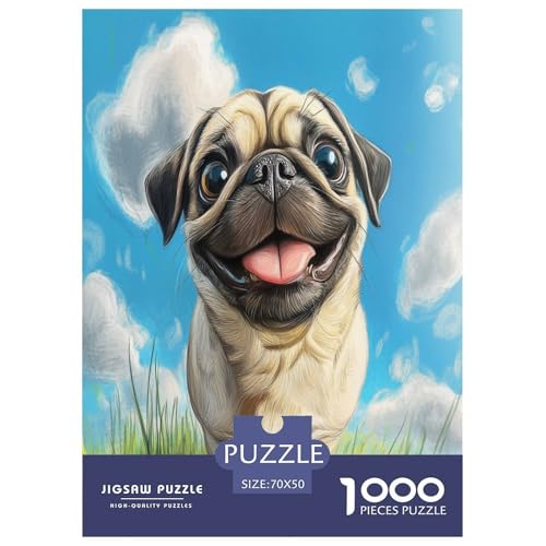 Pug Puzzles 1000 Teile Schwer Puzzle Spielzeug Pädagogisches Spiel Impossible Herausforderungsspielzeug Für Erwachsene Und Kinder in Bewährter 70x50cm/1000pcs Pug Puzzles 1000 Teile Schwer Puzzle Spielzeug Pädagogisches Spiel Impossible Herausforderungsspielzeug Für Erwachsene Und Kinder in Bewährter 70x50cm/1000pcs von VWENOLRIX