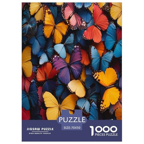 Schmetterling Puzzle 1000 Teile Schwer Puzzle Spielzeug Pädagogisches Spiel Impossible Herausforderung Spielzeug Für Erwachsene Kinder 70x50cm/1000pcs Schmetterling Puzzle 1000 Teile Schwer Puzzle Spielzeug Pädagogisches Spiel Impossible Herausforderung Spielzeug Für Erwachsene Kinder 70x50cm/1000pcs von VWENOLRIX