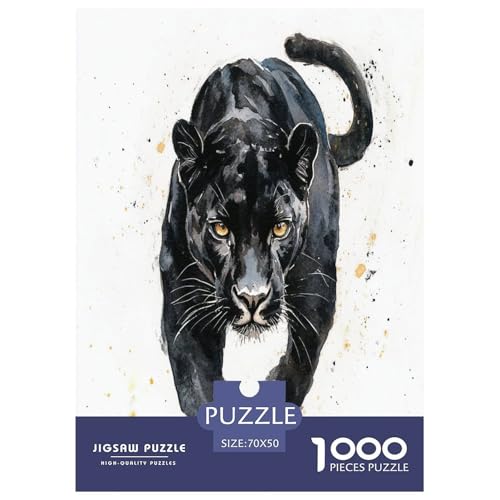 Schwarze Panther Puzzles 1000 Teile Schwer Puzzle Spielzeug Pädagogisches Spiel Impossible Herausforderungsspielzeug Für Erwachsene Kinder 70x50cm/1000pcs Schwarze Panther Puzzles 1000 Teile Schwer Puzzle Spielzeug Pädagogisches Spiel Impossible Herausforderungsspielzeug Für Erwachsene Kinder 70x50cm/1000pcs von VWENOLRIX