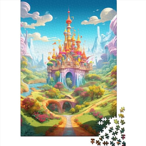 Wunderland Puzzles 1000 Teile Schwer Puzzle Spielzeug Lernspiel Impossible Herausforderung Spielzeug Für Erwachsene Kinder 1000pcs (75x50cm) von VYIPAXTOR