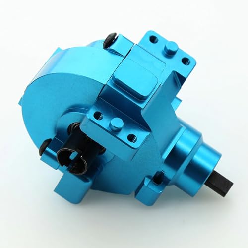 VYUHAksZ Getriebebaugruppe vorne hinten Differentialgetriebe Metallteile, for HSP 94123 94111(Color:Blue Front) von VYUHAksZ