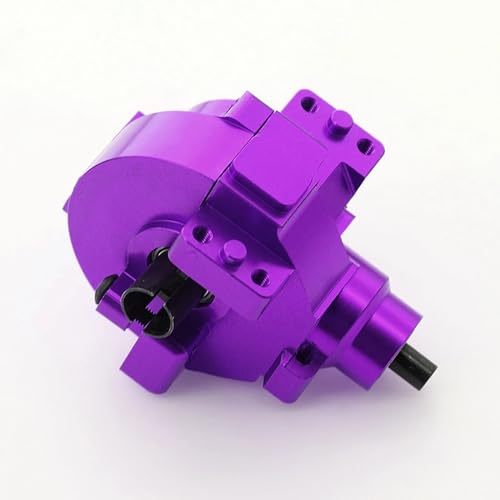 VYUHAksZ Getriebebaugruppe vorne hinten Differentialgetriebe Metallteile, for HSP 94123 94111(Color:Purple Front) von VYUHAksZ