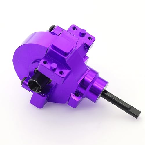 VYUHAksZ Getriebebaugruppe vorne hinten Differentialgetriebe Metallteile, for HSP 94123 94111(Color:Purple Rear) von VYUHAksZ