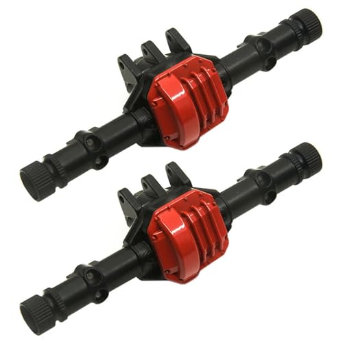 VYUHAksZ Legierung Vorder-Hinterachsgehäuse, for 1/10 for Axial SCX10 II 90046 90047 RC Crawler Truck Car Axle Upgrade Parts(2PCS) von VYUHAksZ