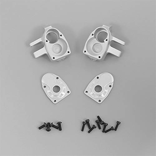 VYUHAksZ Metall vorne Hinterachse Achsschenkelgehäuse Portalabdeckung, for Axial SCX10 III AXI03007 for Capra F9 Portalachse AR45 Achse (Color : Silver Front) von VYUHAksZ