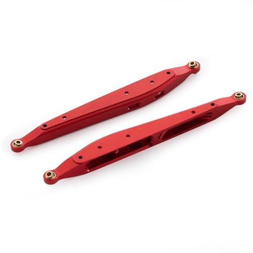 VYUHAksZ Metallchassis-Aufhängungsglieder Hinterer Längslenker, 12-mm-Sechskantrotor-Bremssattelsatz, 17-Tonnen-Ritzel for axiale RBX10-For Ryft-Upgrade-Teile (Color : Trailing-Arm-Red) von VYUHAksZ