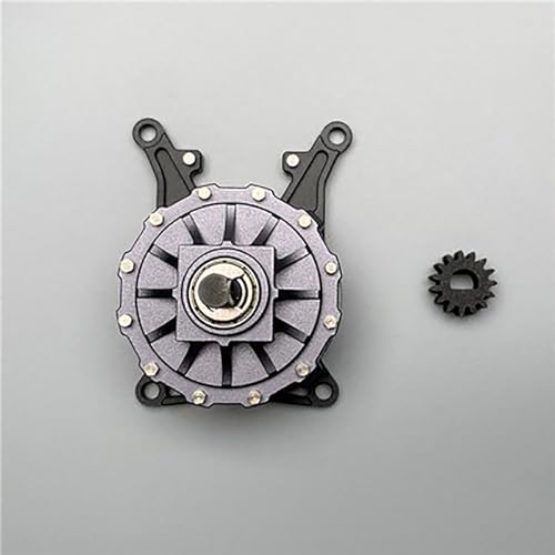 for Tamiya 1/14 Traktor-Getriebe-Reduzierer Drehmoment, Antriebswellen-Metall-Upgrade-Teile (Color : Single Reducer) von VYUHAksZ
