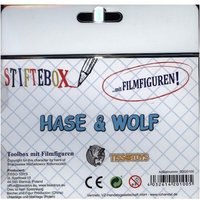 Stiftebox, 2 Figuren, Hase & Wolf von VZ-Handelsgesellschaft