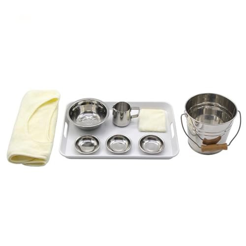 VZZCGJVT Montessori tägliches Leben Lehrhilfe Tisch Waschset Praktisches Lebensmaterial für Reinigung Übung,Upgraded VZZCGJVT Montessori tägliches Leben Lehrhilfe Tisch Waschset Praktisches Lebensmaterial für Reinigung Übung,Upgraded von VZZCGJVT